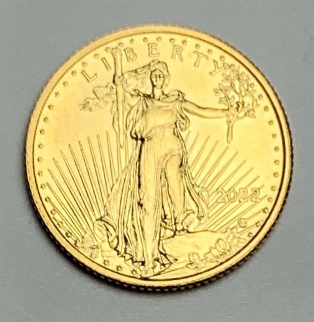 2022 American $5 Gold Eagle 1/10 ozt: This consignment, we hope to offer over time across our various Whatnot channels, with the best material featured in our Wednesday auctions. We hope to be done with this stuff by the beginning of 2027