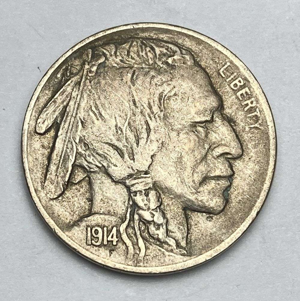 1914-S Buffalo Nickel AU58: This consignment, we hope to offer over time across our various Whatnot channels, with the best material featured in our Wednesday auctions. We hope to be done with this stuff by the beginning of 2027