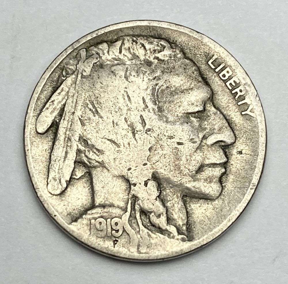1919-S Buffalo Nickel VF: This consignment, we hope to offer over time across our various Whatnot channels, with the best material featured in our Wednesday auctions. We hope to be done with this stuff by the beginning of 2027