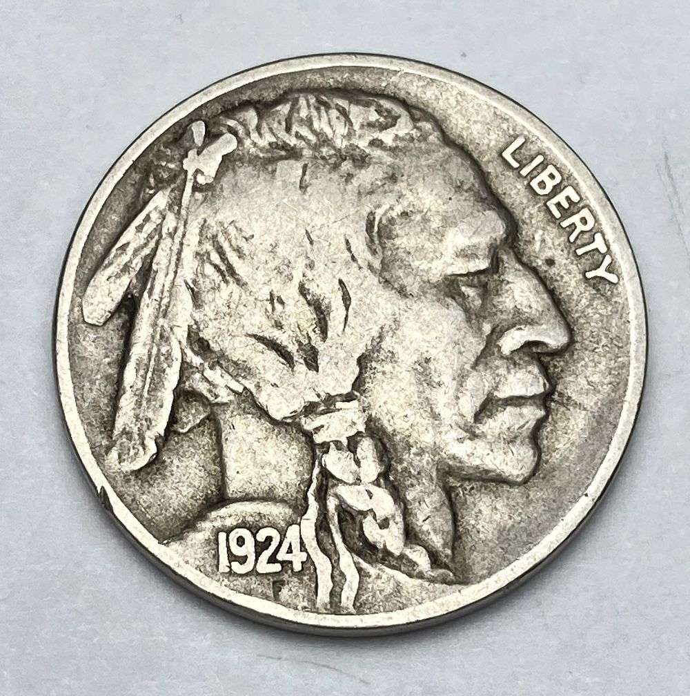 1924-D Buffalo Nickel VF: This consignment, we hope to offer over time across our various Whatnot channels, with the best material featured in our Wednesday auctions. We hope to be done with this stuff by the beginning of 2027