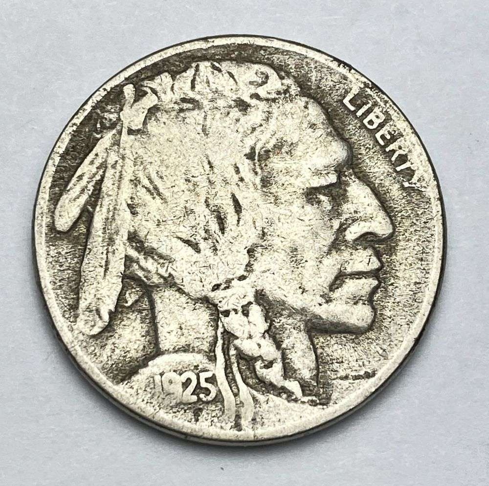 1925-D Buffalo Nickel VF: This consignment, we hope to offer over time across our various Whatnot channels, with the best material featured in our Wednesday auctions. We hope to be done with this stuff by the beginning of 2027
