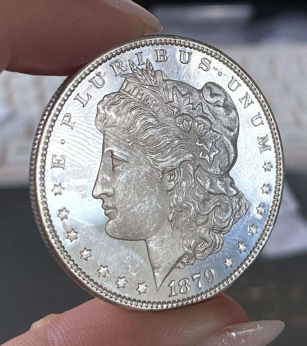 1879-S Morgan Silver Dollar MS64 DMPL Obv.: This consignment, we hope to offer over time across our various Whatnot channels, with the best material featured in our Wednesday auctions. We hope to be done with this stuff by the beginning of 2027