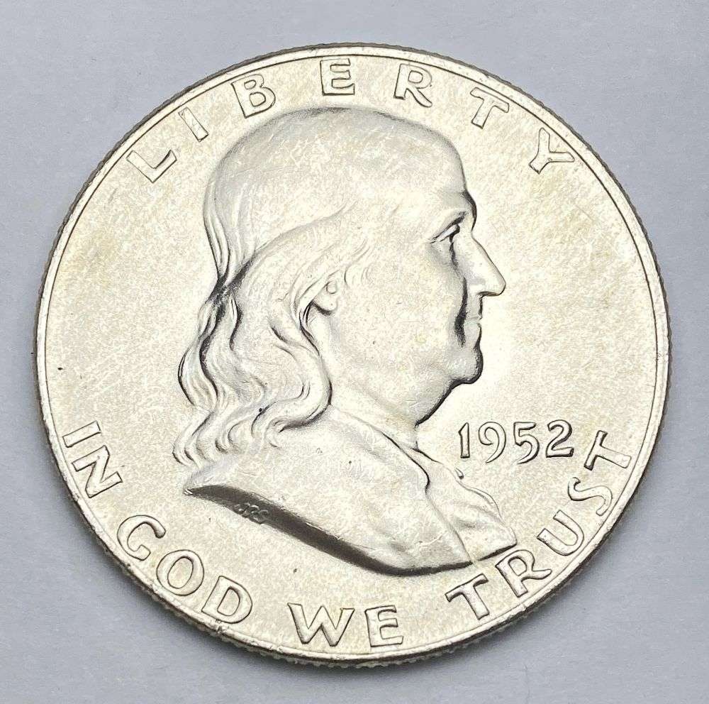1952-D Franklin Silver Half Dollar MS67 FBL: This consignment, we hope to offer over time across our various Whatnot channels, with the best material featured in our Wednesday auctions. We hope to be done with this stuff by the beginning of 2027
