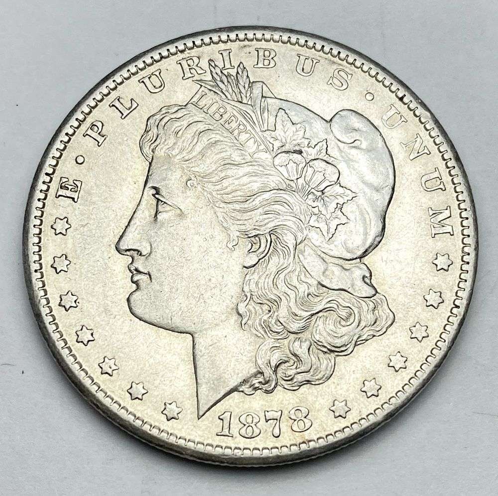 1878-CC Morgan Silver Dollar AU55 (1 of 2)