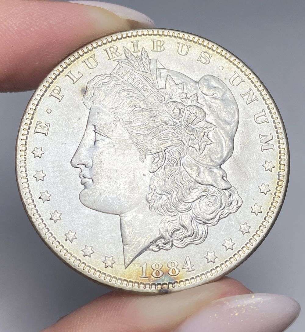Last Minute! 1884 Morgan Silver Dollar MS65: A very special consignment. Once in a great while, some really, really nice silver dollars will hit the market. These coins come from a old, old-timer! By order of the consignor, none of these coins a