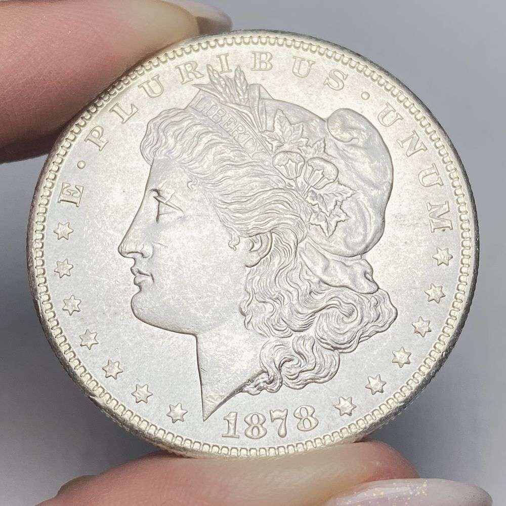 Last Minute! 1878-S Morgan Silver Dollar MS65: A very special consignment. Once in a great while, some really, really nice silver dollars will hit the market. These coins come from a old, old-timer! By order of the consignor, none of these coins a