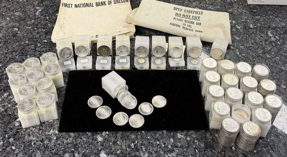 Last Minute! 1879-O Morgan Silver Dollar MS63: A very special consignment. Once in a great while, some really, really nice silver dollars will hit the market. These coins come from a old, old-timer! By order of the consignor, none of these coins a
