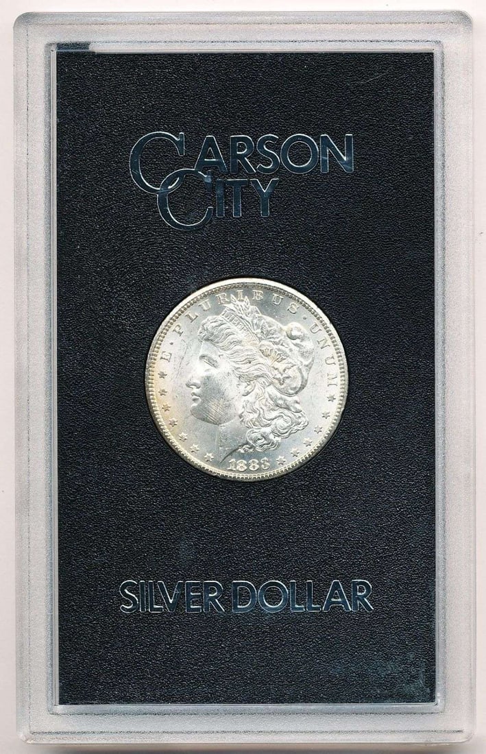 Last Minute! Carson City 1883-CC Morgan Silver Dollar GSA (1 of 5)