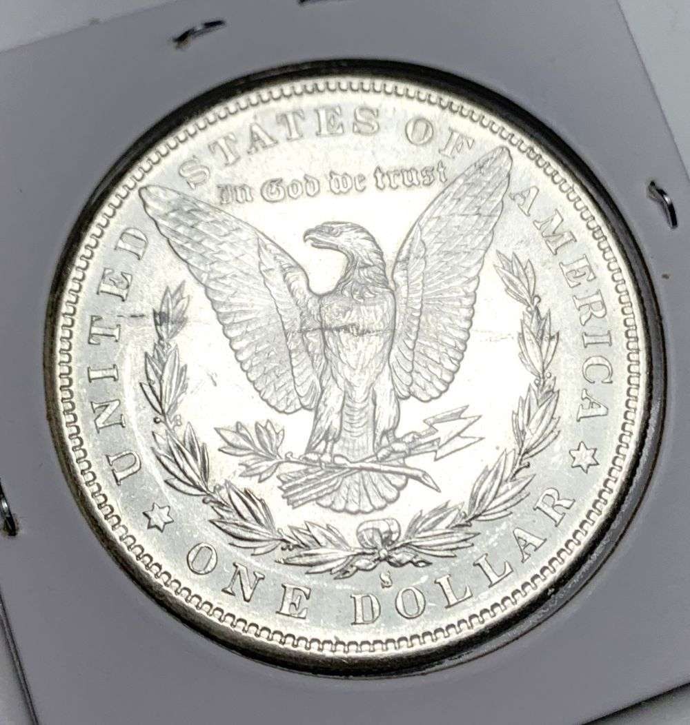 Last Minute! Rare 1890-S Morgan Silver Dollar MS64: A very special consignment. Once in a great while, some really, really nice silver dollars will hit the market. These coins come from a old, old-timer! By order of the consignor, none of these coins a