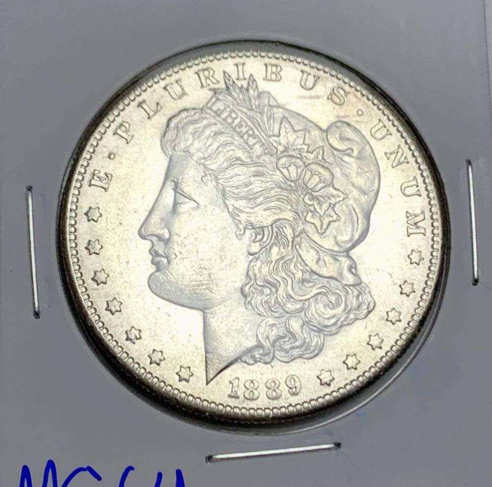Last Minute! Rare 1889-S Morgan Silver Dollar MS64: A very special consignment. Once in a great while, some really, really nice silver dollars will hit the market. These coins come from a old, old-timer! By order of the consignor, none of these coins a
