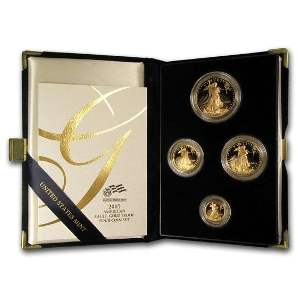 Last Minute! 2005 American Gold Eagle 1.85 ozt Proof Set OGP (4-coins) (1 of 5)
