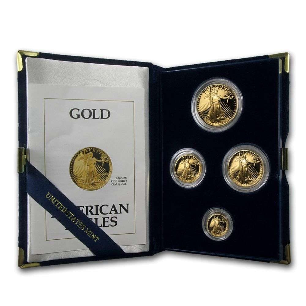 Last Minute! 1991 American Gold Eagle 1.85 ozt Proof Set OGP (4-coins) (1 of 5)