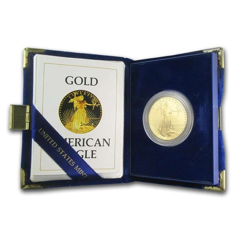 Last Minute! First Year 1986-W American $50 Gold Eagle Proof 1 ozt OGP (1 of 3)