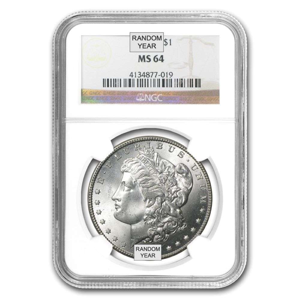 Box (20) Mixed Date & MM NGC MS64 Morgan Silver Dollar: Winner shall receive (1) box (20-coins) precisely resembling the ones shown here. Please allow 2-4 weeks for shipping.
