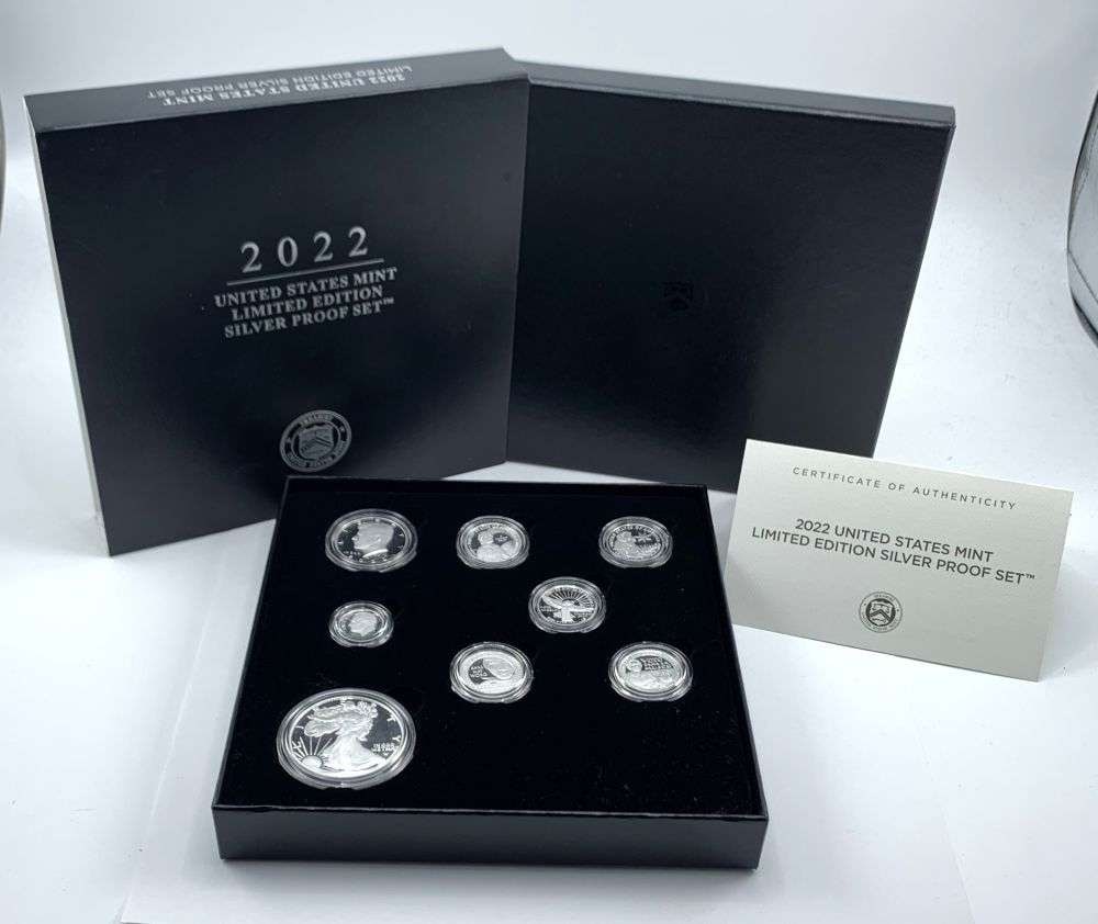 2022-S Limited Edition United States Mint Silver Proof Set (8-coins) (1 of 8)