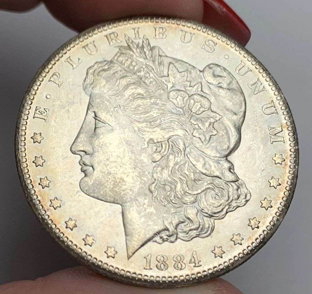1884-CC Morgan Silver Dollar MS64: Winner shall receive the exact coin shown here. (MR/EBB)