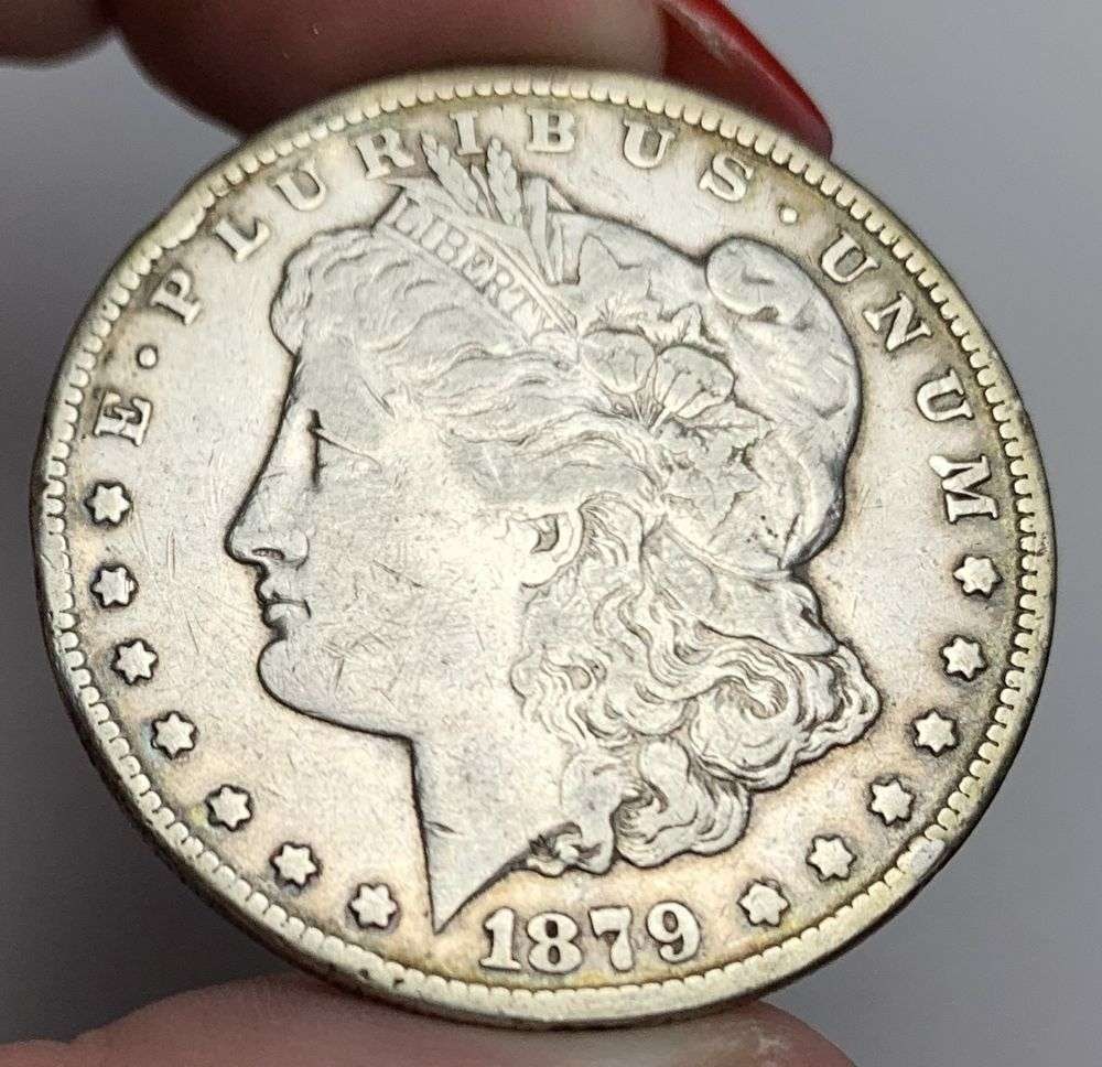 1879-CC Morgan Silver Dollar VF (1 of 2)