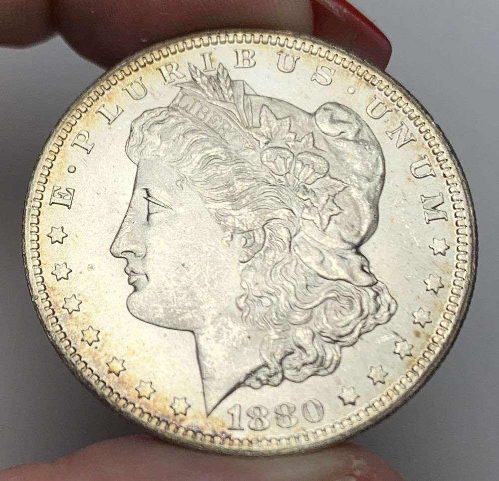 1880-CC Morgan Silver Dollar MS65 (1 of 2)