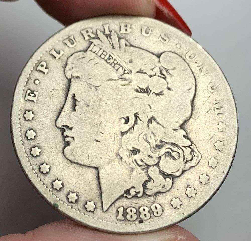 1889-CC Morgan Silver Dollar Good: Winner shall receive the exact coin shown here. (MR/FBB)