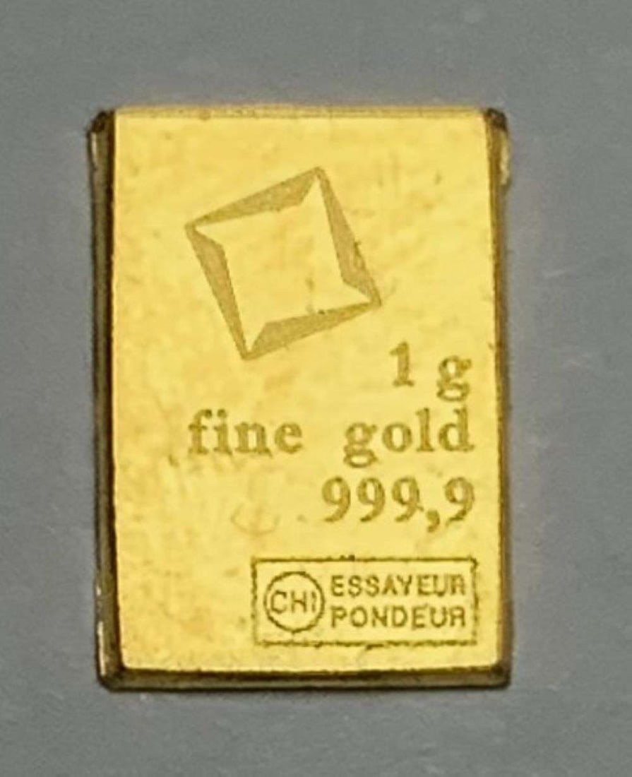 Valcambi Combi 1g .9999 Gold Bar (1 of 3)