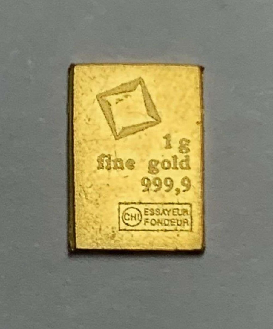 Valcambi Combi 1g .9999 Gold Bar (1 of 3)