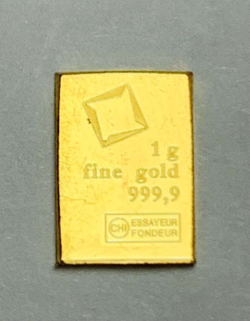 Valcambi Combi 1g .9999 Gold Bar (1 of 3)