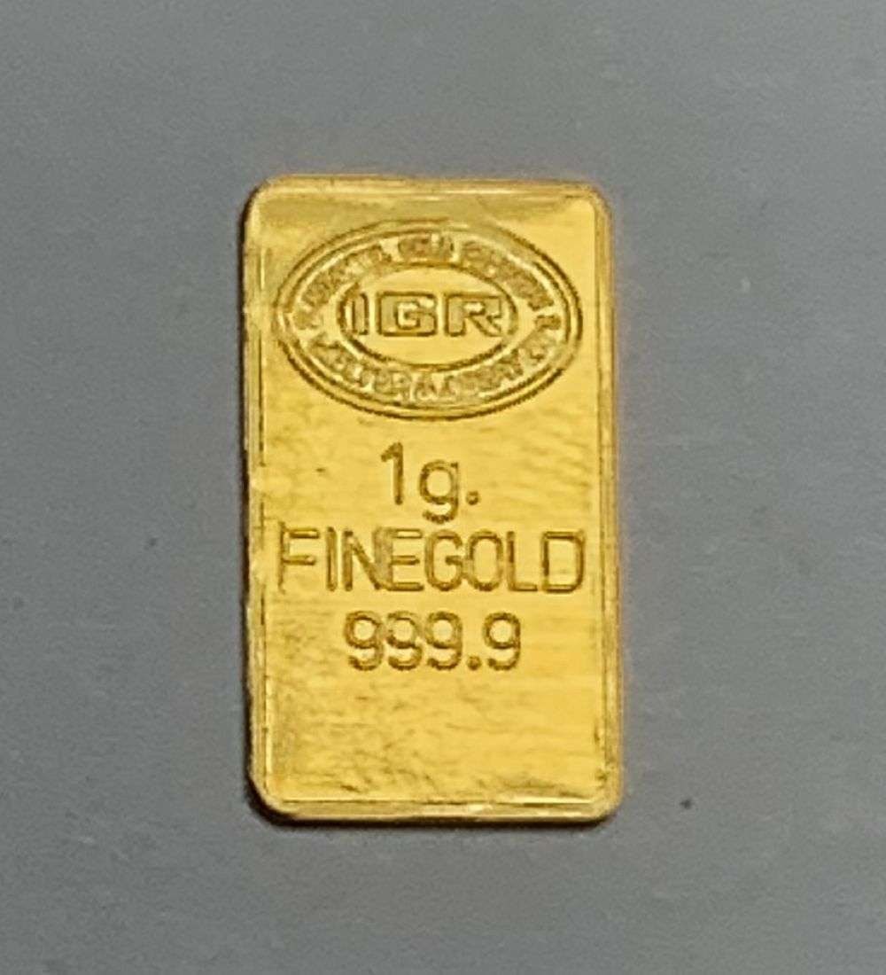 IGR 1g .9999 Gold Bar (1 of 3)