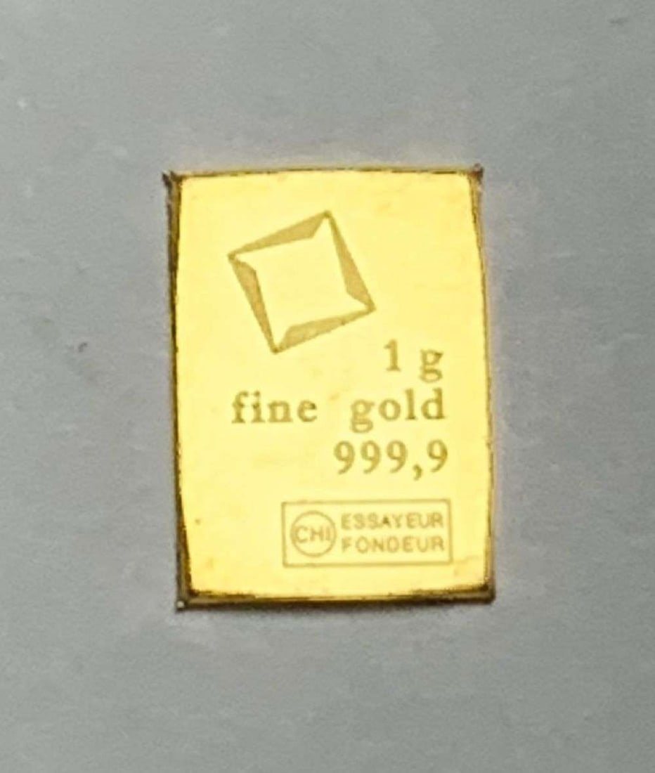 Valcambi Combi 1g .9999 Gold Bar (1 of 3)