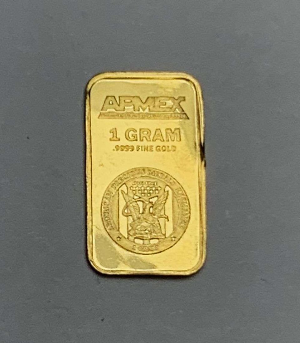 APMEX 1g .9999 Gold Bar (1 of 3)