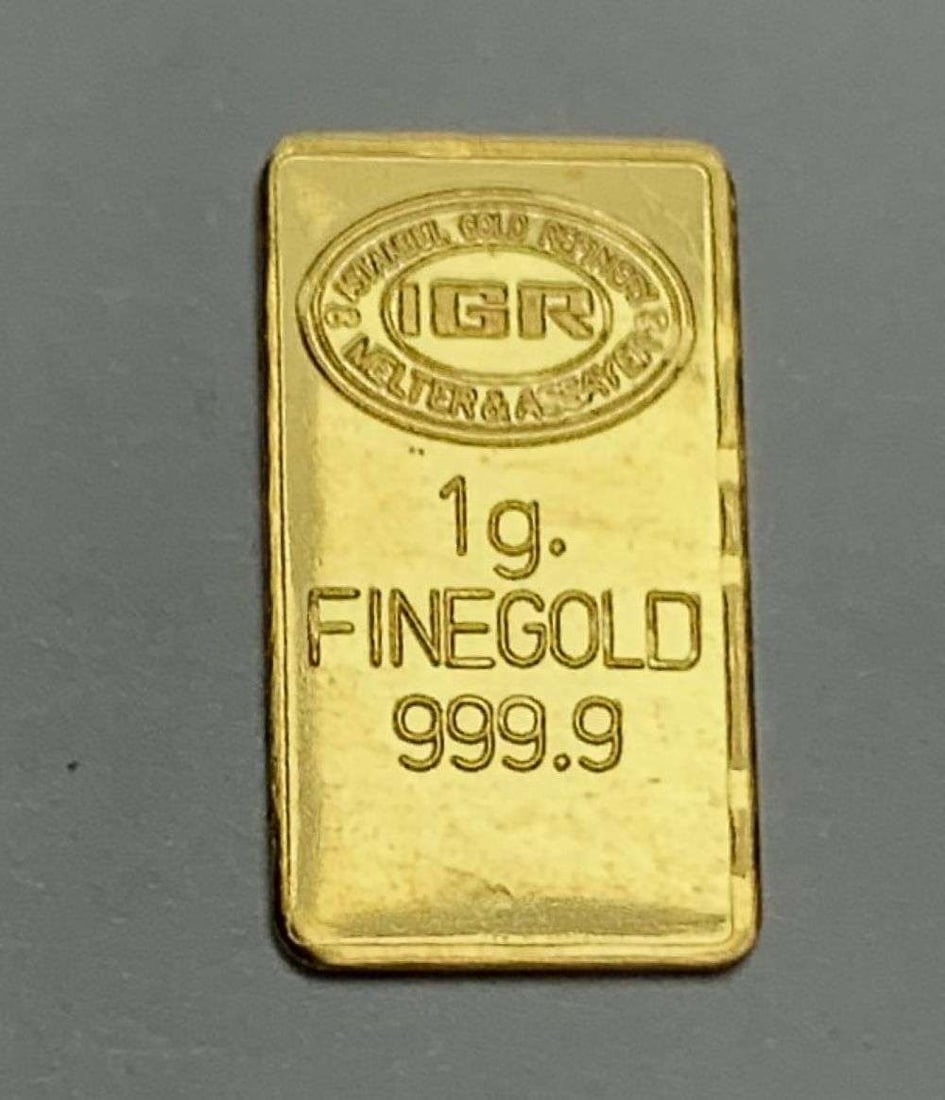 IGR 1g .9999 Gold Bar (1 of 3)
