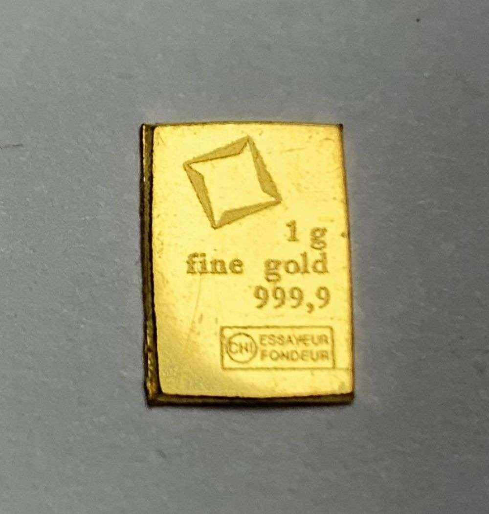 Valcambi Combi 1g 999.9 Gold Bar (1 of 3)