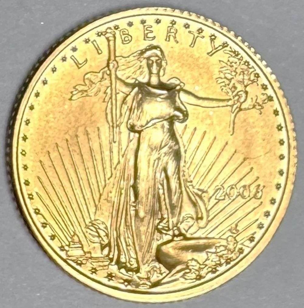 2006 American $5 Gold Eagle 1/10 ozt (1 of 2)