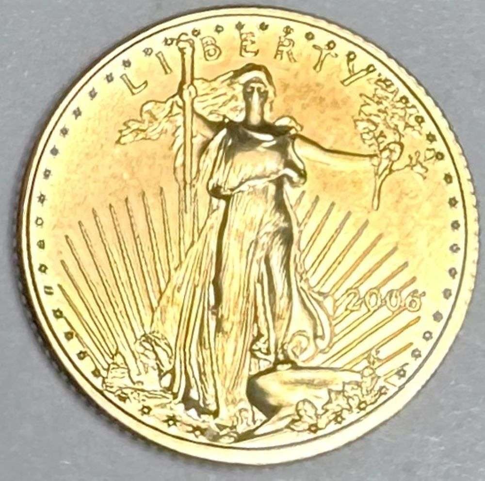 2006 American $5 Gold Eagle 1/10 ozt (1 of 2)