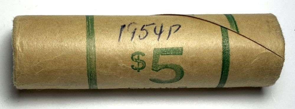 Vintage Bank Wrapped Roll (50-coins) BU 1954-P Roosevelt Silver Dime: If you were lucky enough to find one of these coins in this exact roll shown here and it went MS67+ full torch, it would be worth $1,100 according to the PCGS priceguide on June 12th, 2026. Winner sha
