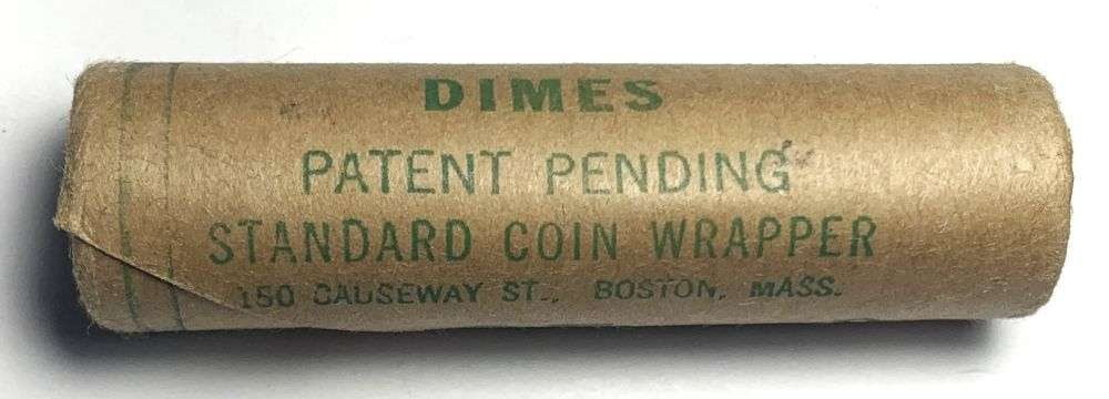 Vintage Bank Wrapped Roll (50-coins) BU 1959-P Roosevelt Silver Dime: If you were lucky enough to find one of these coins in this exact roll shown here and it went MS67+ full torch, it would be worth $1,100 according to the PCGS priceguide on June 12th, 2026. Winner sha