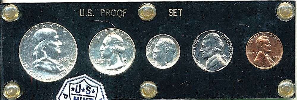 1957 United States Proof Set (5-coins) (1 of 5)