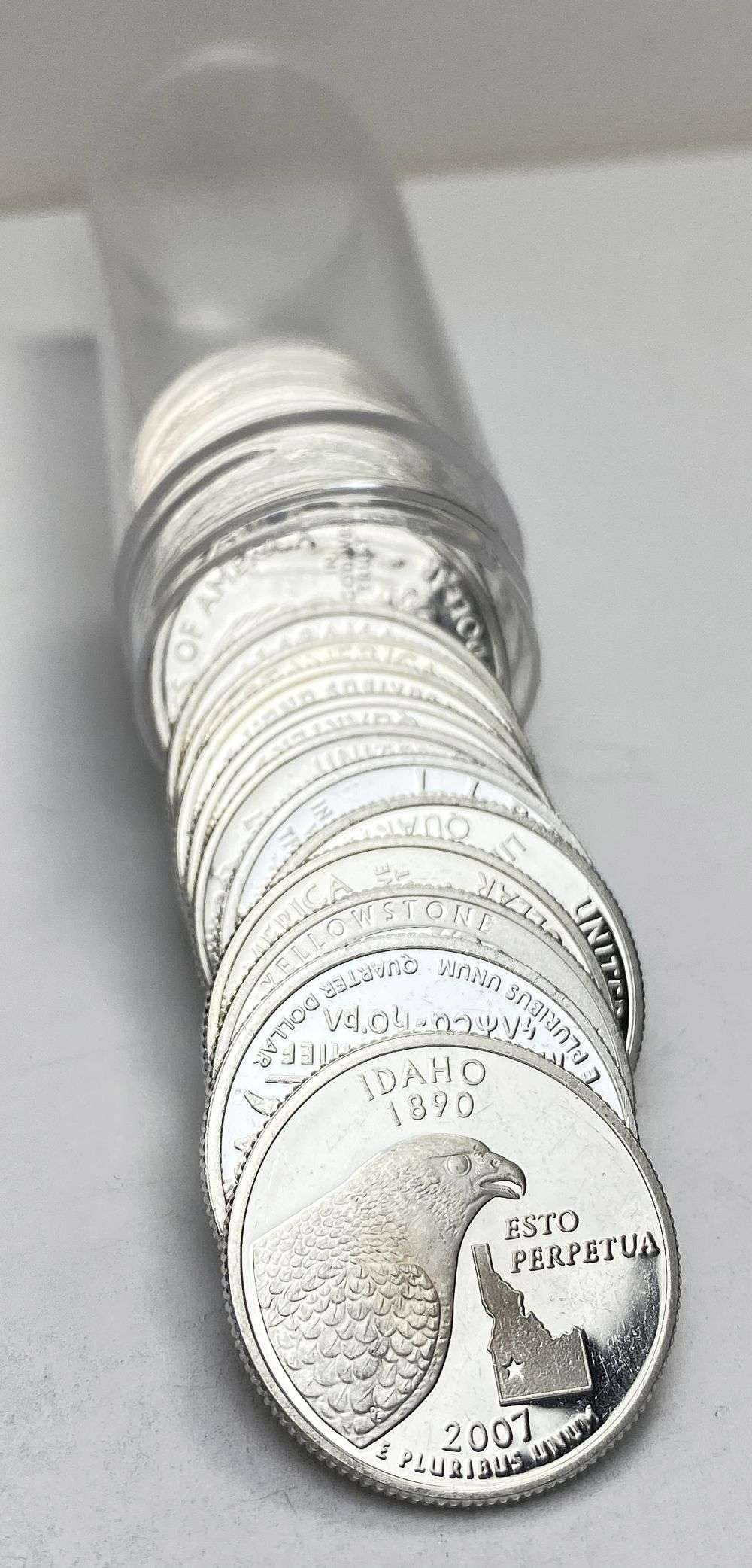 Roll (20-coins) Mixed Years Washington Proof Silver Quarter: Winner shall receive the exact roll (20-coins) shown here. (RR/B)