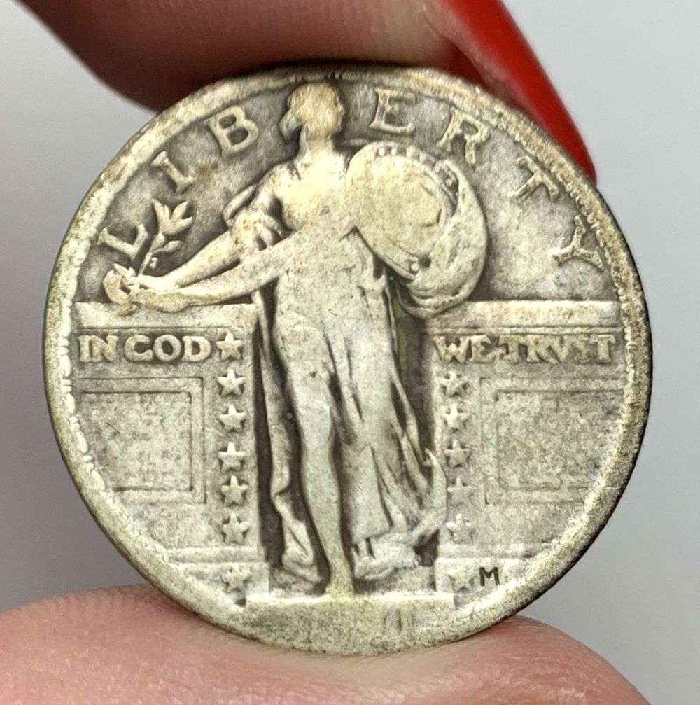 1921 Standing Liberty Silver Quarter Good+: This is the story about two coin dealers, a partnership. One, the largest bullion dealer north of San Francisco, and the other, the largest rare coin dealer north of San Francisco. Together, their sho
