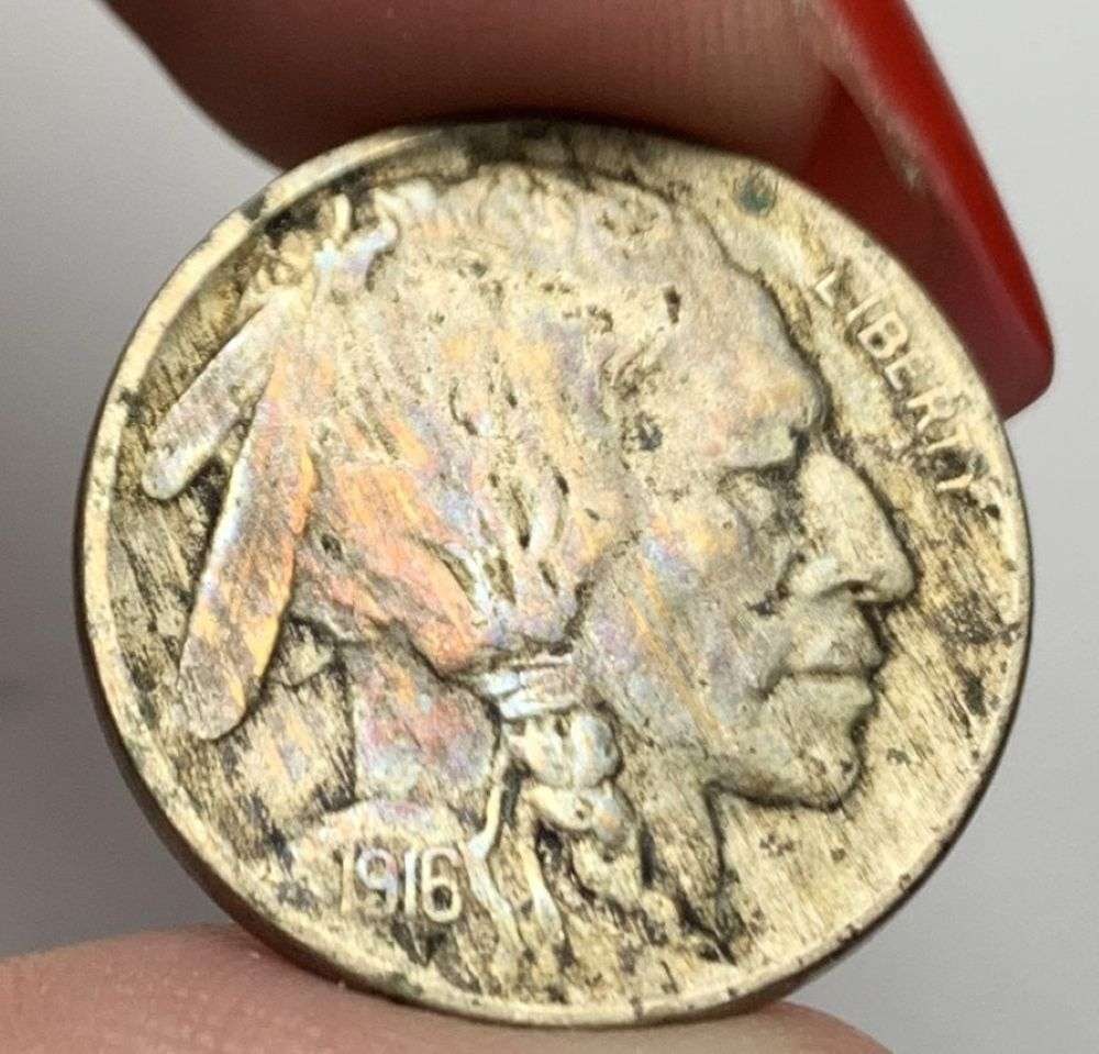 1916 Buffalo Silver Nickel AU58 Details: This is the story about two coin dealers, a partnership. One, the largest bullion dealer north of San Francisco, and the other, the largest rare coin dealer north of San Francisco. Together, their sho