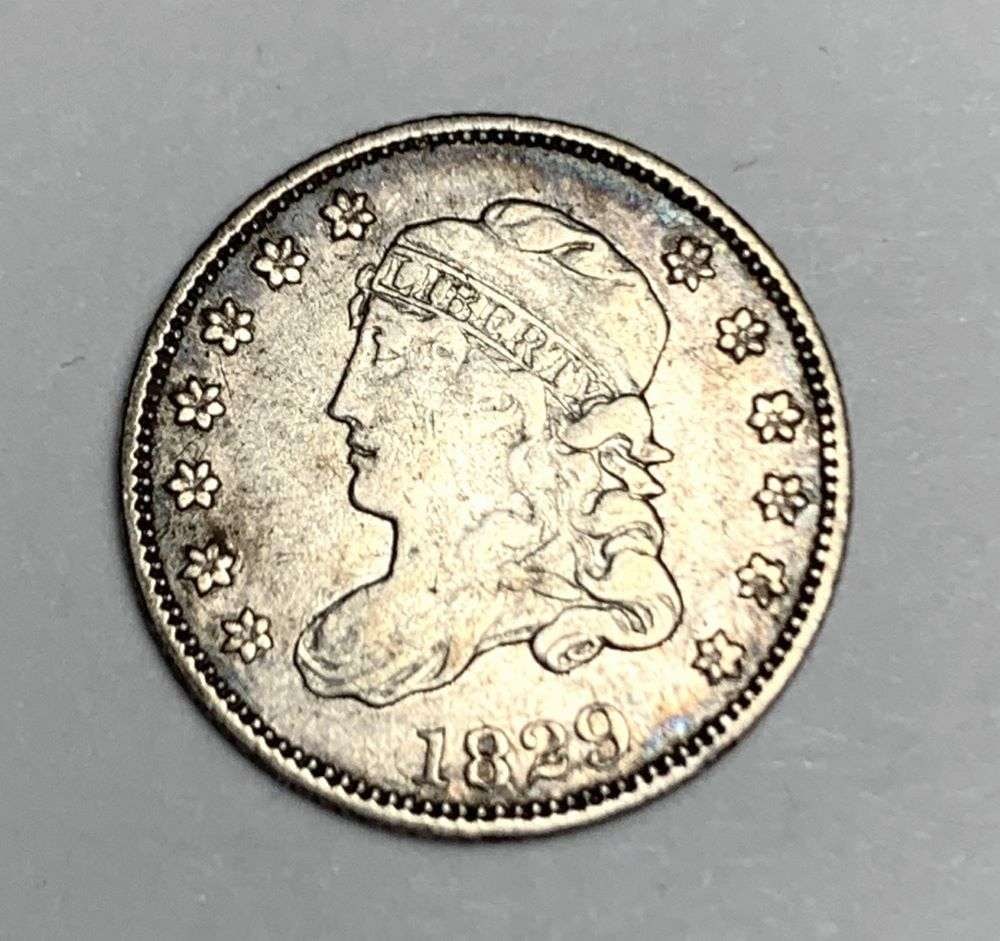 1829 Capped Bust Half Dime XF Details (1 of 2)