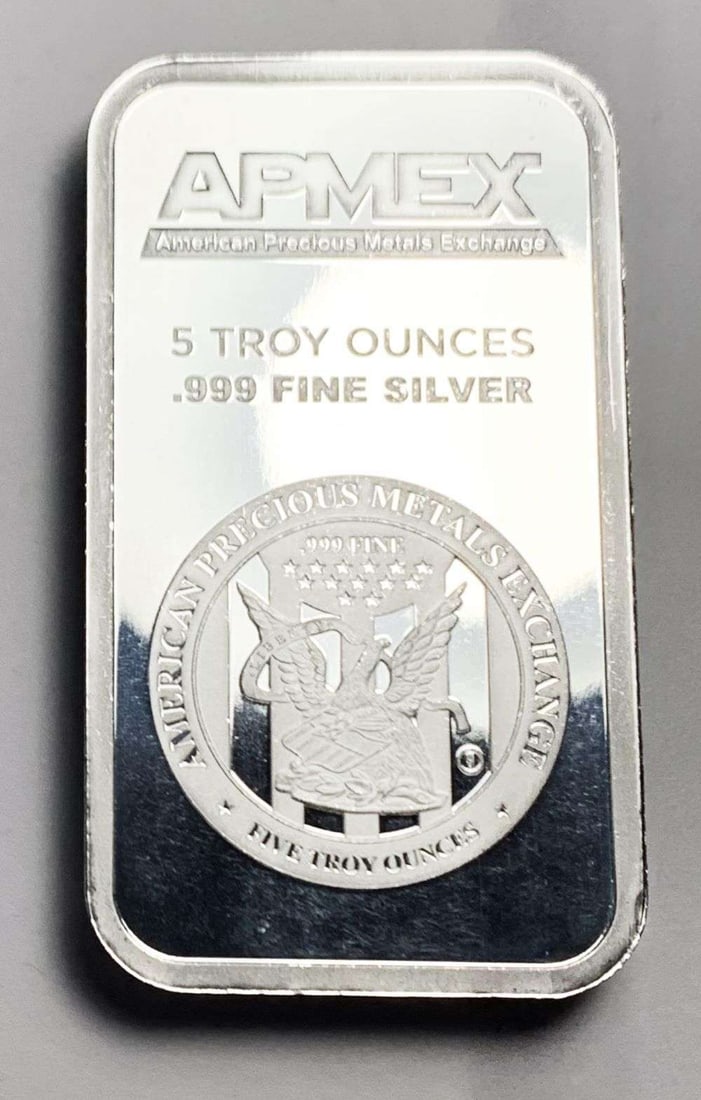 APMEX 5 ozt .999 Silver Bar (1 of 4)