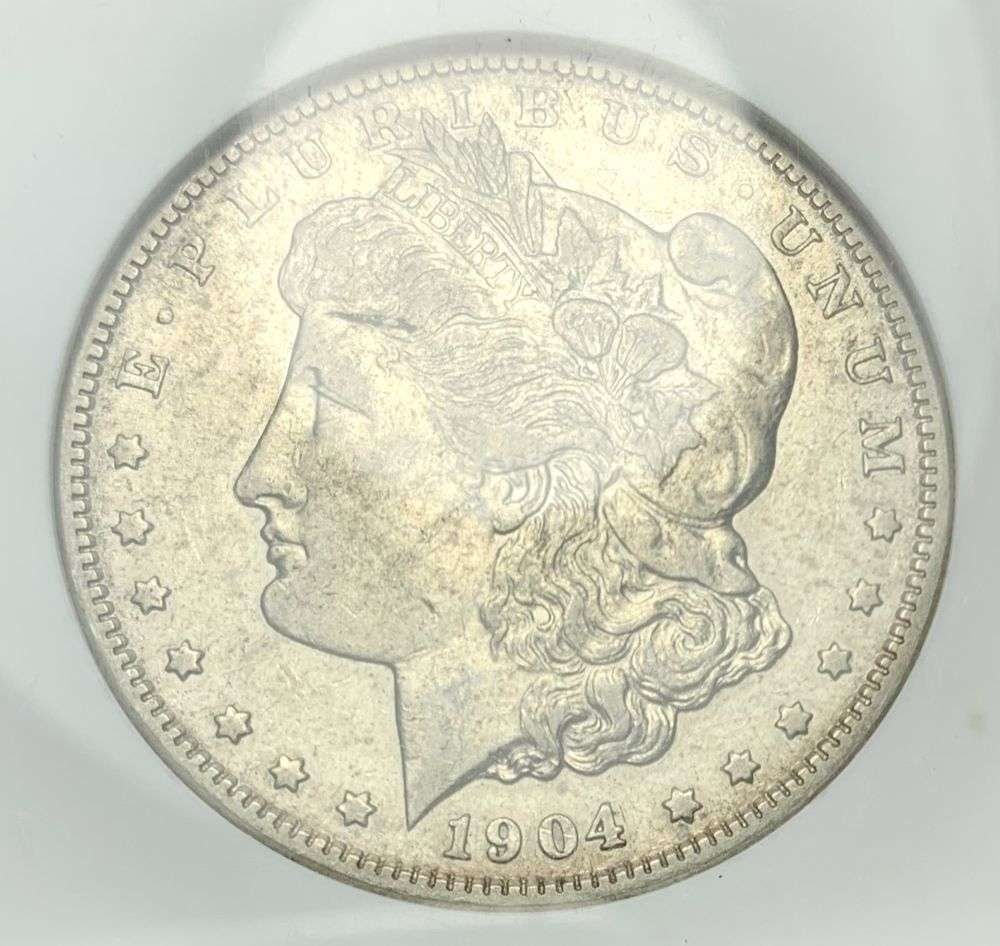 1904-S Morgan Silver Dollar NGC XF45: Winner shall receive the exact coin shown here. (MR/LBB)