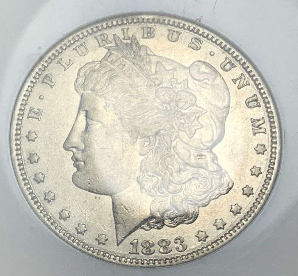 1883-S Morgan Silver Dollar NGC AU53: Winner shall receive the exact coin shown here. (MR/LBB)