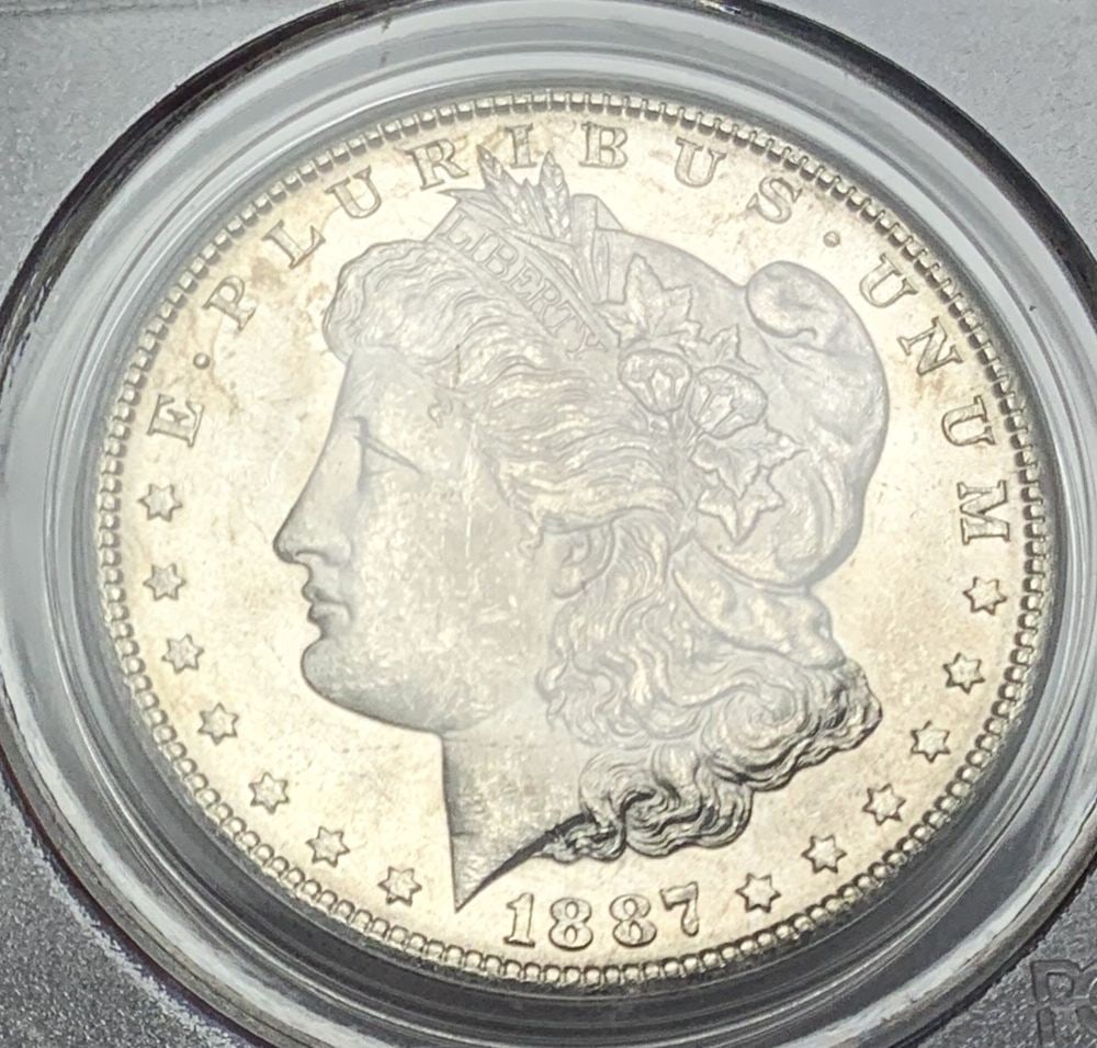 1887-S Morgan Silver Dollar PCGS MS62 (1 of 4)