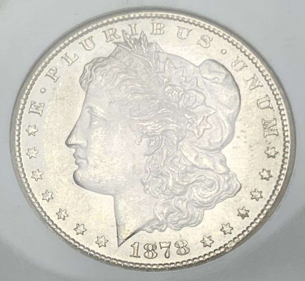 1878-CC Morgan Silver Dollar NGC MS63: Winner shall receive the exact coin shown here. (MR/LBB)