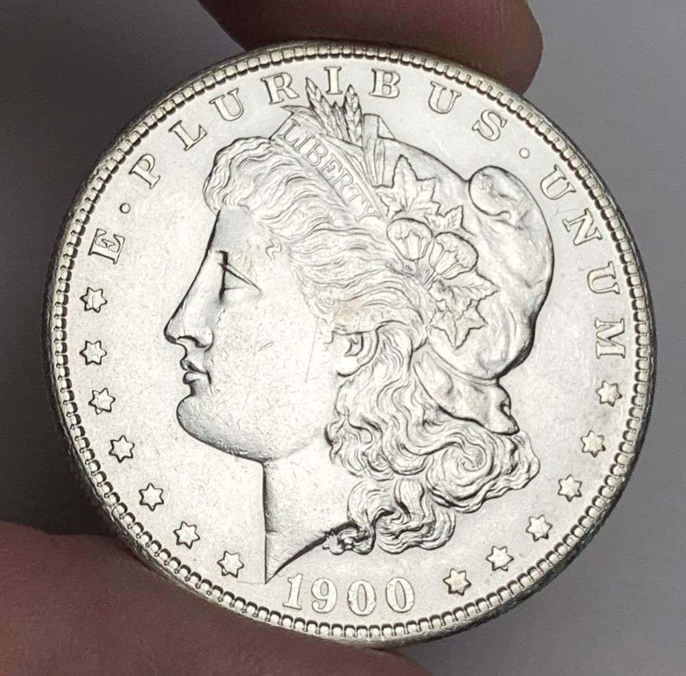1900-S Morgan Silver Dollar MS63 Details: Winner shall receive the exact coin shown here. (MR/LBB)