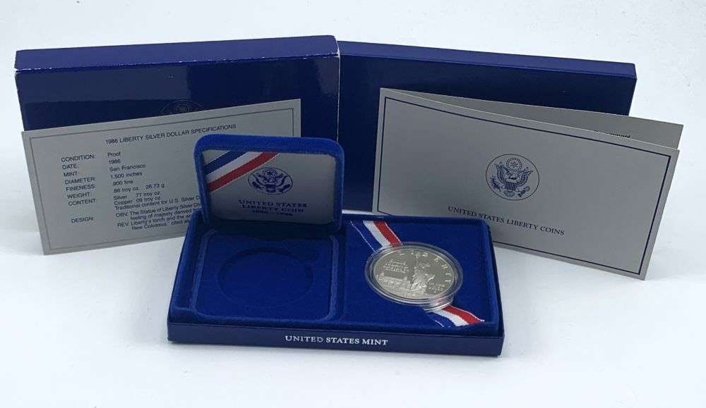 1986-S United States Statue Of Liberty Commencement Proof Commemorative (1 of 7)