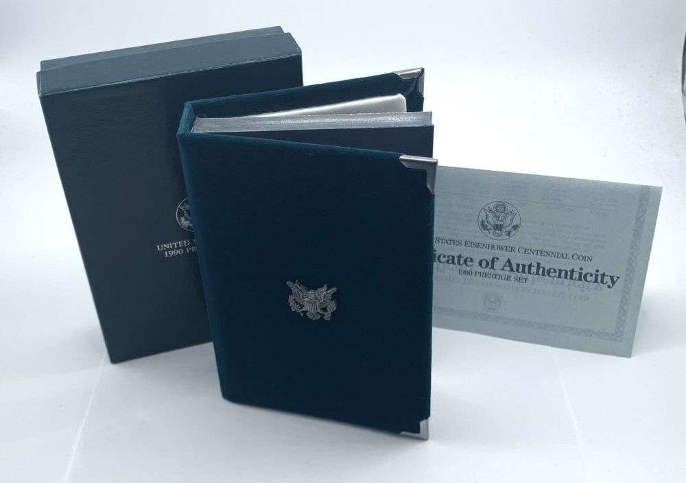 1990 United States Mint Eisenhower Centennial Commemorative Prestige Proof Set (6-coins) OGP (1 of 8)