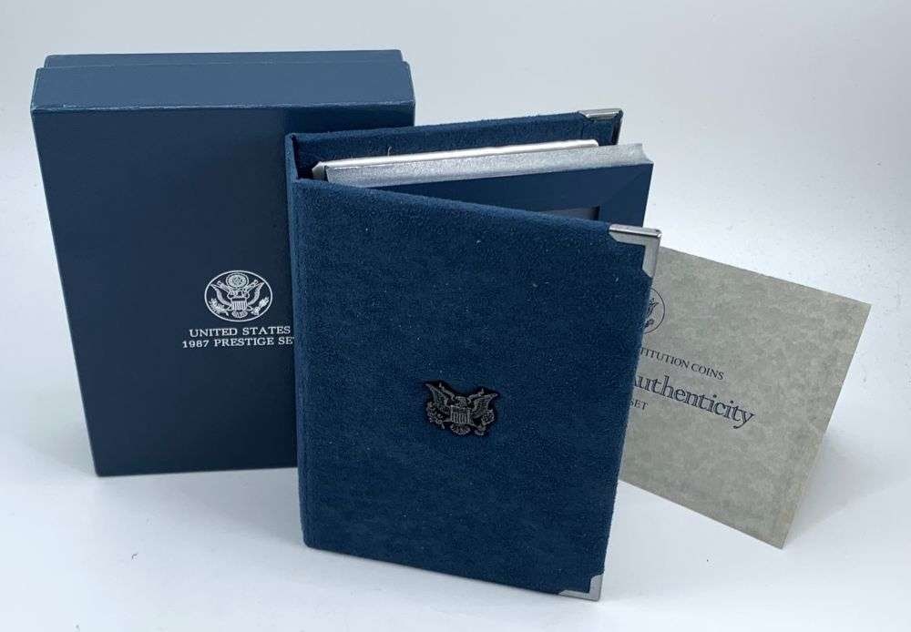 1987-S United States Mint Constitution Commemorative Prestige Proof Set (6-coins) OGP: Winner shall receive the exact set (6-coins) shown here. (MR/RB)