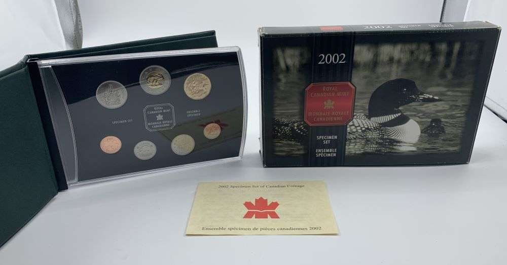 2002 Royal Canadian Mint Specimen Set (7-coins) (1 of 6)